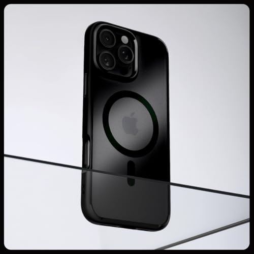 Image of Spigen for iPhone 16 Pro Max Case, Ultra Hybrid MagFit [Anti-Yellowing] [Compatible with Magsafe] - Frost Black