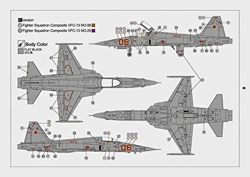 Modellino Aereo F-5E Tiger II (MIG-28) Scala 1:48