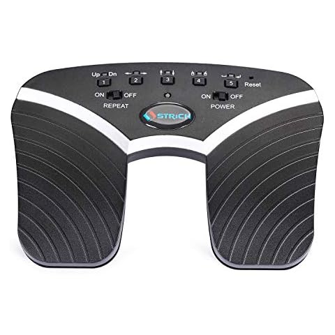 Bluetooth Page Turner USB Rechargeable Music Reading Controller for iOS Android, for Phone Tablet, Color Black Cover