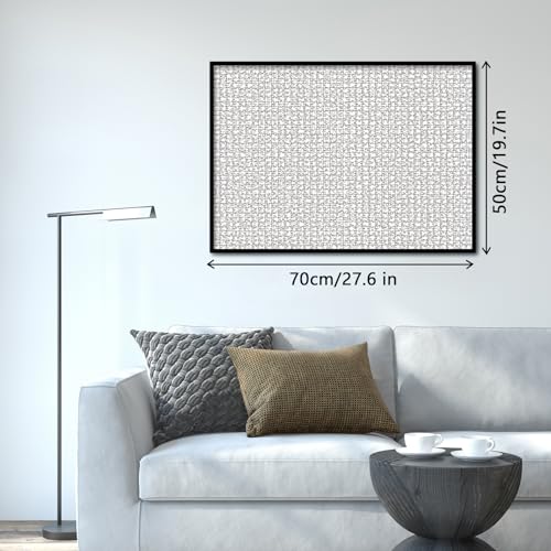 Difficult Puzzles for Adults 1000 Pieces, Impossible Crazy Jigsaw Puzzles, White Blank Challenging Puzzles for Adults Hard miniatura 4