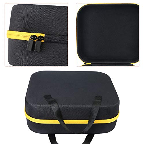 Image of co2CREA Hard Case for DEWALT Tire Inflator Portable Air Compressor 20V MAX | Portable Storage, Space For Power Supply And Cables, Organized Interior, Secure Zipper