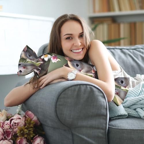 Almohada de espuma viscoelástica negra tamaño único miniatura 7