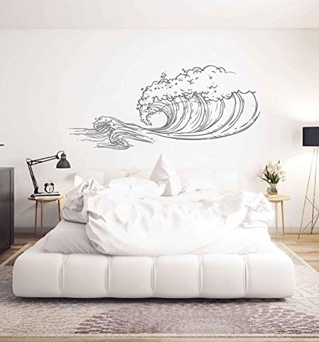 Big Wave Wall Decals sea wave wall sticker beach decor sea art sea decals for kids rooms wall graphics for Bedrooms ik3418