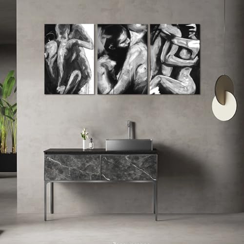 Posteres de mujer y hombre enmarcados decoracion sensual para habitaciones de hotel 4