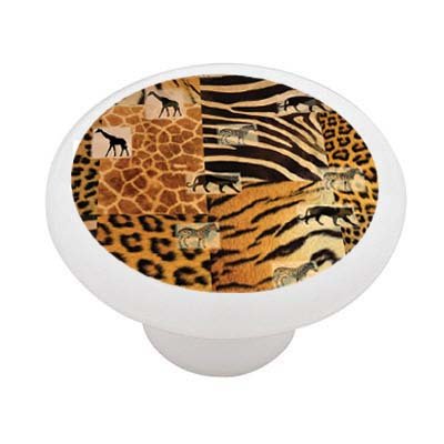 Gotham Decor Safari Shadows Ceramic Drawer Knob