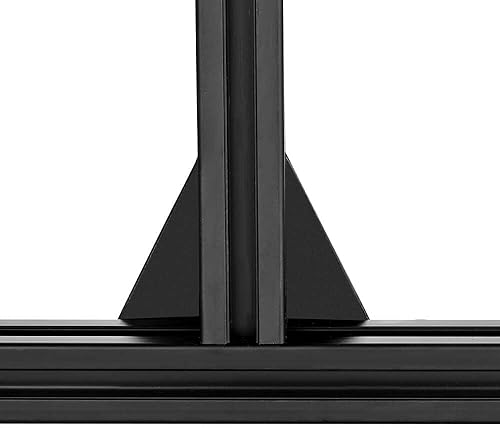 Miniatura 5 de 6 juegos de conectores de soporte de esquina 2020 con 5 agujeros, placas de junta en T para accesorios de perfil de extrusión de aluminio de ranura