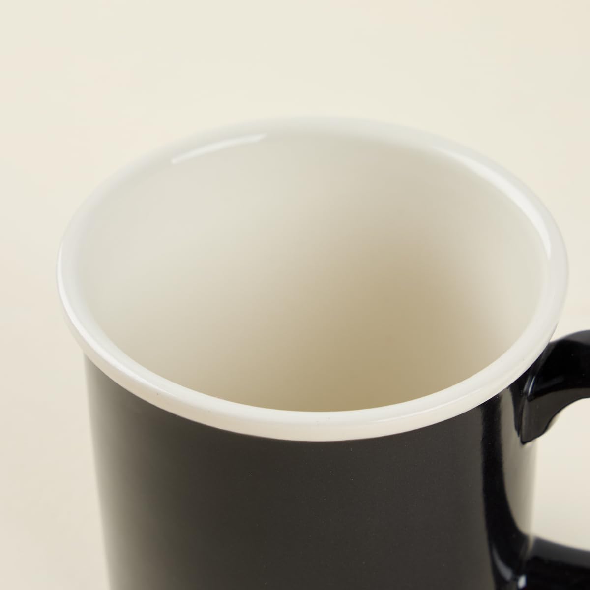 Aryıldız Patara Siyah Porselen Mug Bıg Kupa