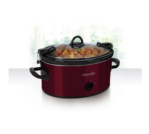 Crock-Pot 6-Quart Cook & Carry Oval Manual Portable Slow Cooker, Red - Sccpvl600-R #TOP1