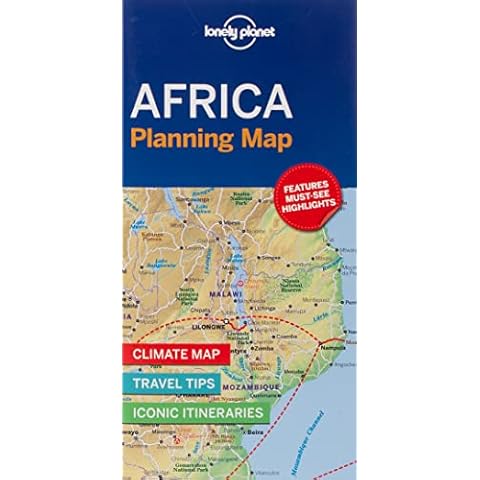 Lonely Planet Africa Planning Map 1 Cover