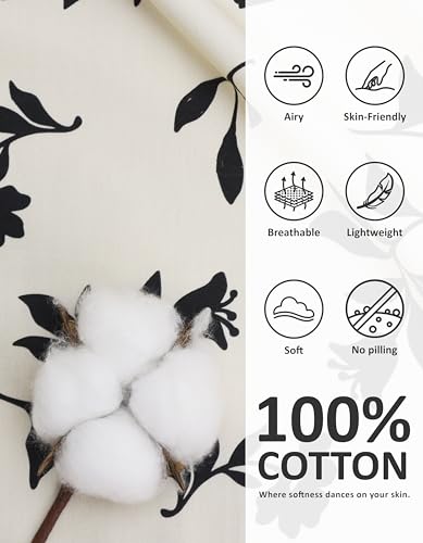 Image of NAP BOUND 100% Cotton Pajamas for Women 2 Piece PJs Set Long Sleeve Button Down Breathable Woven Sleepwear Loungewear XS-XXL