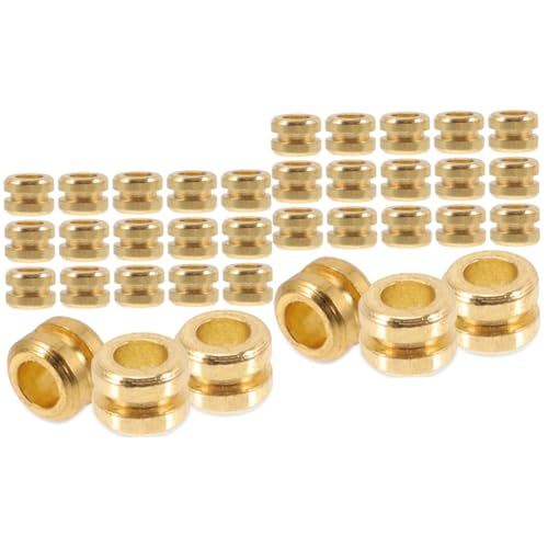 FAVOMOTO 2sets Folk Guitar String Beads Replacement String Beads for Guitar 20pcs*2