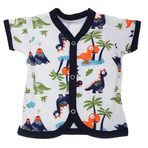 Image of BAYBEE 100% Organic Cotton Muslin Knot Jablas for Baby | Summer Wear Sleeveless Vest Jabala |
