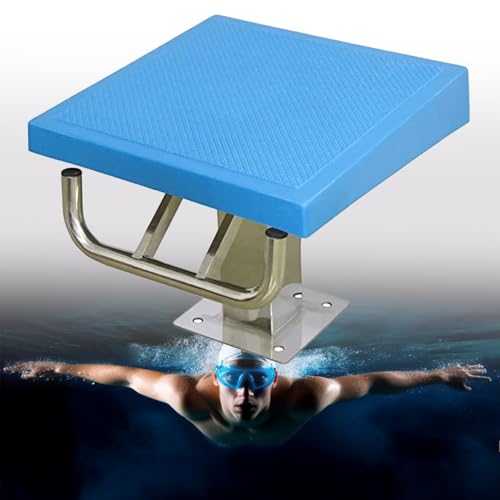 Equipo de Buceo para Piscinas, Trampolines Antideslizantes de Alta Resistencia para encimera, trampolín de Piscina de Alta Resistencia con Base de Acero Inoxidable, para Piscinas privadas/es