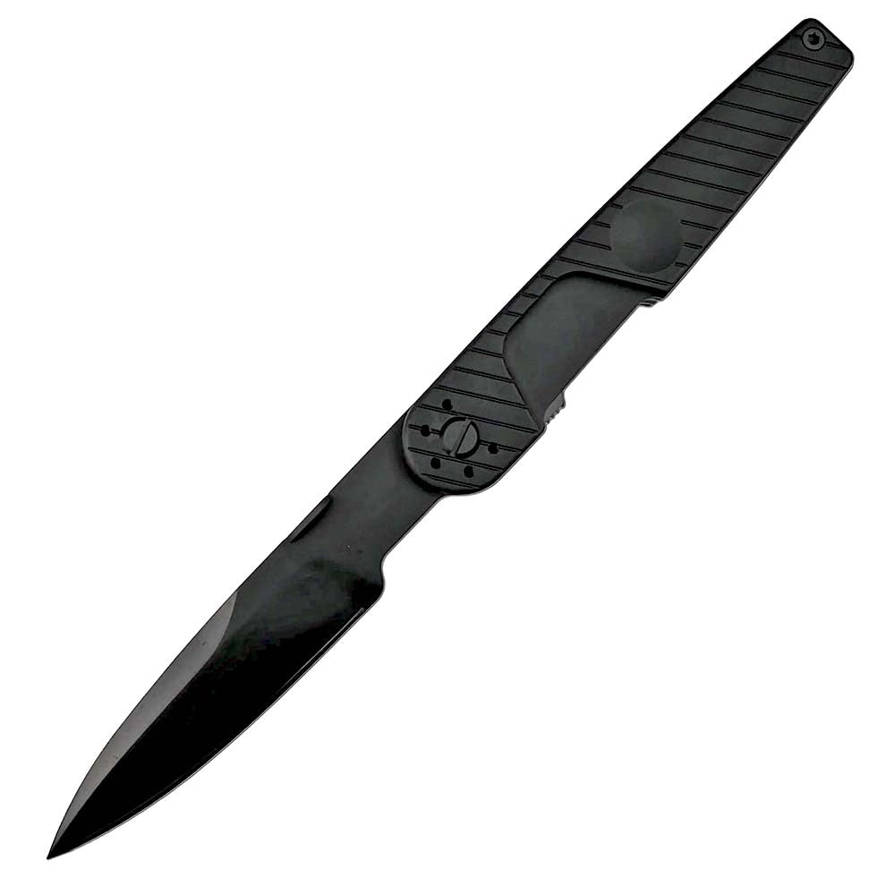 Joa Klappmesser 8.7" Taschenmesser Tragbar aus schwarz stahl, Alu aluminium, Slim Outdoor Messer Survival Jagdmesser Scharfes Einhandmesser, EDC Messer, N690 edelstahlklinge, Ergonomisches Design