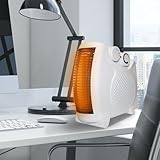 2000 Watts Electric Thermo Fan Heater - With 2 Heat Settings | For Home, Office, Bedroom | Thermostat, Auto Cut Off, Heat Protection - Energy Efficient Instant Space Heaters, Lightweight & Portable - Image 2