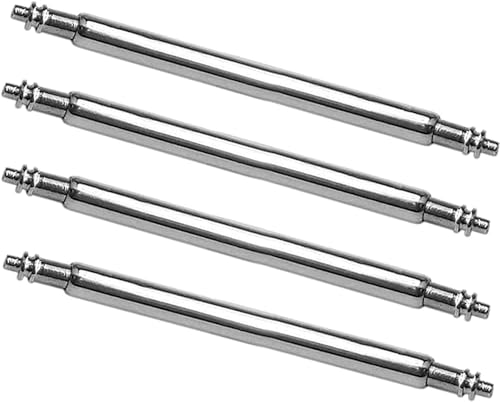 4 Pack Heavy Duty Fat Spring Bar, 2.0mm Diameter, (16mm to 40mm) Strap Link Pins, Stainless Steel Watch Bracelet Pins (18MM)