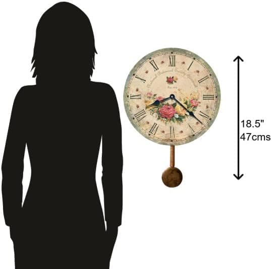 Miniatura 2 de Howard Miller Declo Reloj de Pared II 549-663  Antiguo y Redondo con Movimiento de Cuarzo