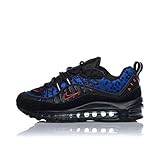 nike 98 supreme Nike Sportswear Nike Mujeres Air MAX 98 PRM Running Trainers BV1978 Sneakers Zapatos (UK 4.5 US 7 EU 38, Black Habanero Red 001)