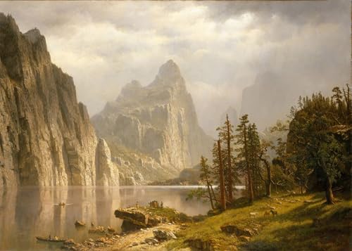 Impression sur toile Merced River Yosemite Valley peinture haute définition pour salon