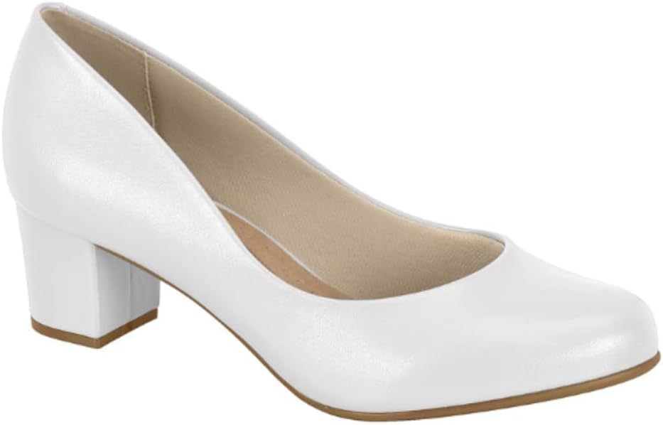 Sapato Social Feminino Napa Branco Beira Rio 4777.409