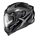 ScorpionEXO T520 Full Face Dual Sport Motorcycle Helmet with Bluetooth Ready Speaker Pockets DOT ECE Approved Zuse (Phantom - Large)