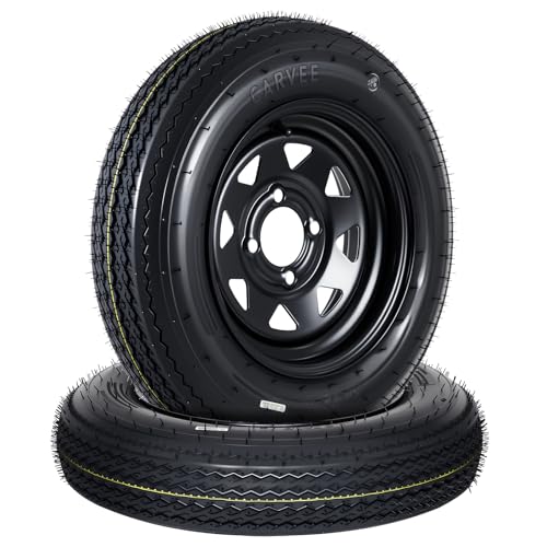 Garvee 4.80-12 Trailer Tire and Rim Kit