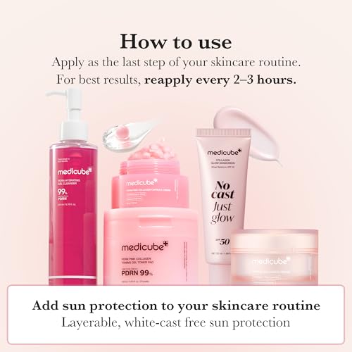 31% Off medicube SPF 50 Collagen Sunscreen - No White Cast