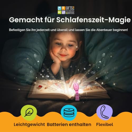 Gifts for Readers & Writers Flexilight Leselampe | 2 in 1 Lesezeichen Buch Licht | LED Clip On Leselampe… – Ansicht 2