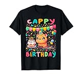 Cute Capybara Birthday Confetti Cake Banner Kids
