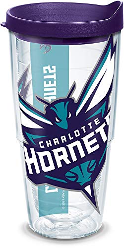 Up To 40% OFF Tervis Made in USA Double Walled NBA Charlotte Hornets Insulated Tumbler Cup Keeps Drinks Cold & Hot, 24oz, Colossal