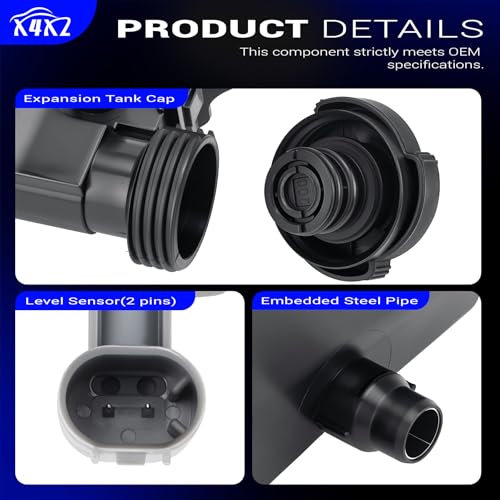 603-535 Engine Coolant Reservoir Radiator Expansion Tank for BMW E46 325i by X4XZ - Used condition - Image 8