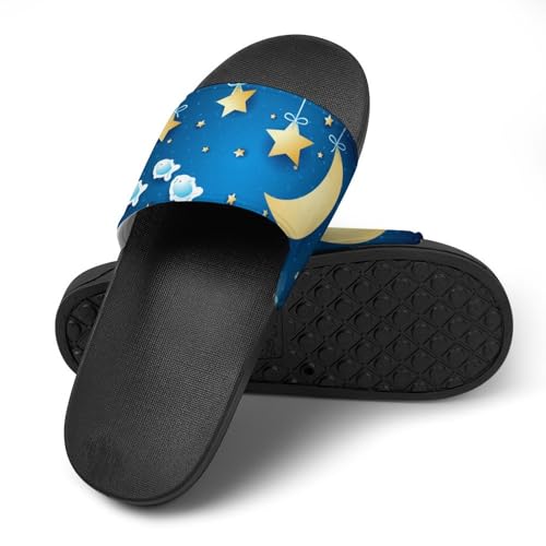 Chaussons de maison lune et étoiles parfaits pour votre routine - 4
