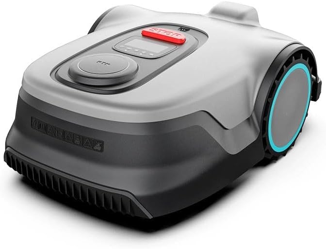 Remote Controlled Robotic Lawn Mower, Intelligent Terrain Adaptive Lawn Mowing Robot with Mobile APP Automatic Route Planning