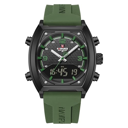 Image of NAVIFORCE NF9242 Dynamic Racing Style Multifunctional Analog-Digital Watch