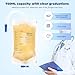 10-Pack Urine Drainage Bags 750 ML with Soft Adjustable Straps, Anti-Reflux Valve, and Easy-Drain Switch Urinary Leg Bags Suitable for Home and Hospitals Health Aids
