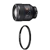 Sony FE 85mm f/1.4 GM Lens with UV Protection Lens Filter – 77 mm