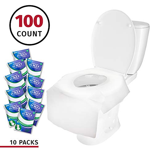 Extra Large Flushable Toilet Seat Covers (White 100, Large) Amazon