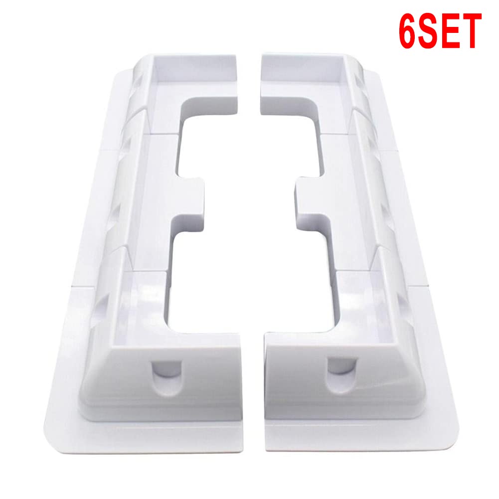 ZYWUOY Staffa di Montaggio per Pannello Solare, Set di staffe di Montaggio per Pannello Solare Bianco Nero e Kit Regolabili per Camper, Camper, roulotte