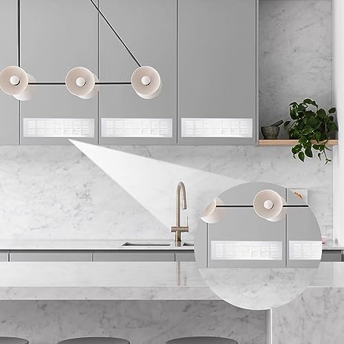 HUMORY 4 pezzo Griglia di Ventilazione: 8 * 30cm