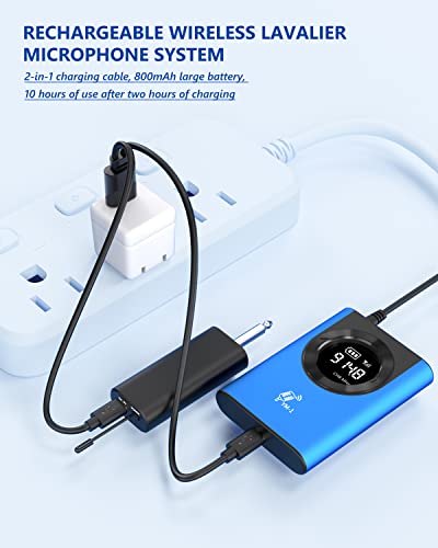 Zmotg Wireless Lavalier Microphone, Wireless Lapel Mic With Usb Sound Card Compatible With Iphone, Macbook, Desktop, Camera, Speaker, Pc, Ideas For Teaching, Vlogging, Recording, Interviewing #TOP3