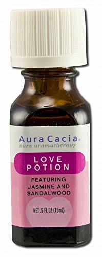 Aura Cacia Love Potion 0,5 OZ huile de soin aromatique corporelle
