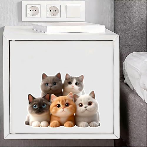 Vinilos Decorativos de Gatos, Impermeables y Removibles miniatura 2