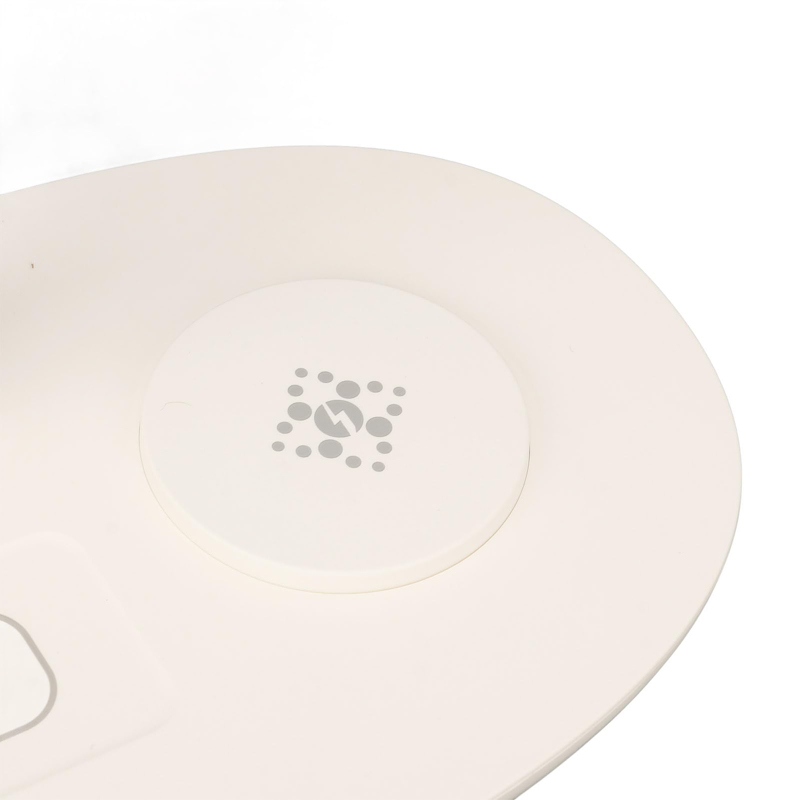 Jiawu Supporto per Cuffie 4 in 1 con Caricabatterie Wireless da 15 W Stazione di Ricarica Rapida per Telefoni Qi, Watch, Pro - Supporto Universale per Cuffie per Giochi (WHITE)
