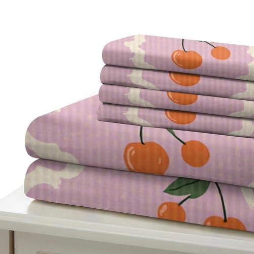 Housse de couette savane 3D parure lit double microfibre douce