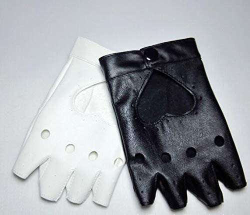 Poetic Walk Anime Costume Trigger Happy Havoc Monokuma Cosplay Halloween Gloves (One Size, Black&White)