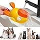 Entenform Interaktive Futterspender Entenform 2 in 1 Slow Feeder Hund Intelligenzspielzeug für Haustier Futterspender Katzen Hund Interaktion Leckerlis Futterspender für Anreicherung und Unterhaltung