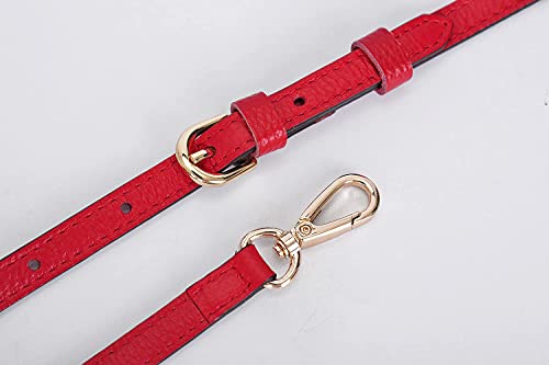 Image of LIVE UP Full Grain Purse Strap Genuine Leather Replacement for Cross Body Bag Handbags