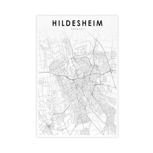 Hildesheim Impression sur toile : voyagez depuis votre bureau ou chambre