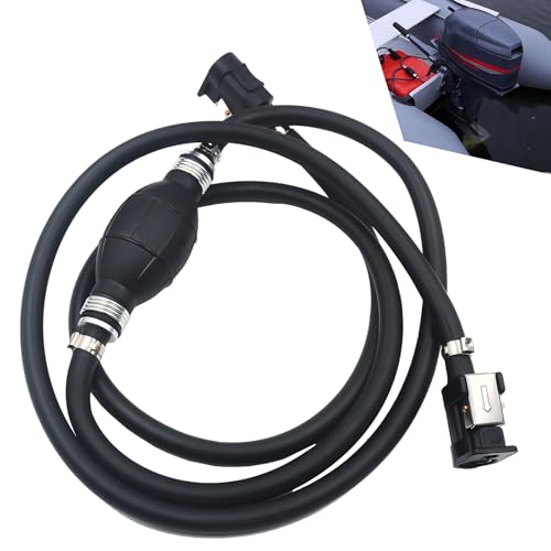 jokormo 1 PC Automobile Fuel Line Assembly, Generator Inspection External Oil Line, Outboard Engine Oil Line Access, Universal for Most Cars (Black)