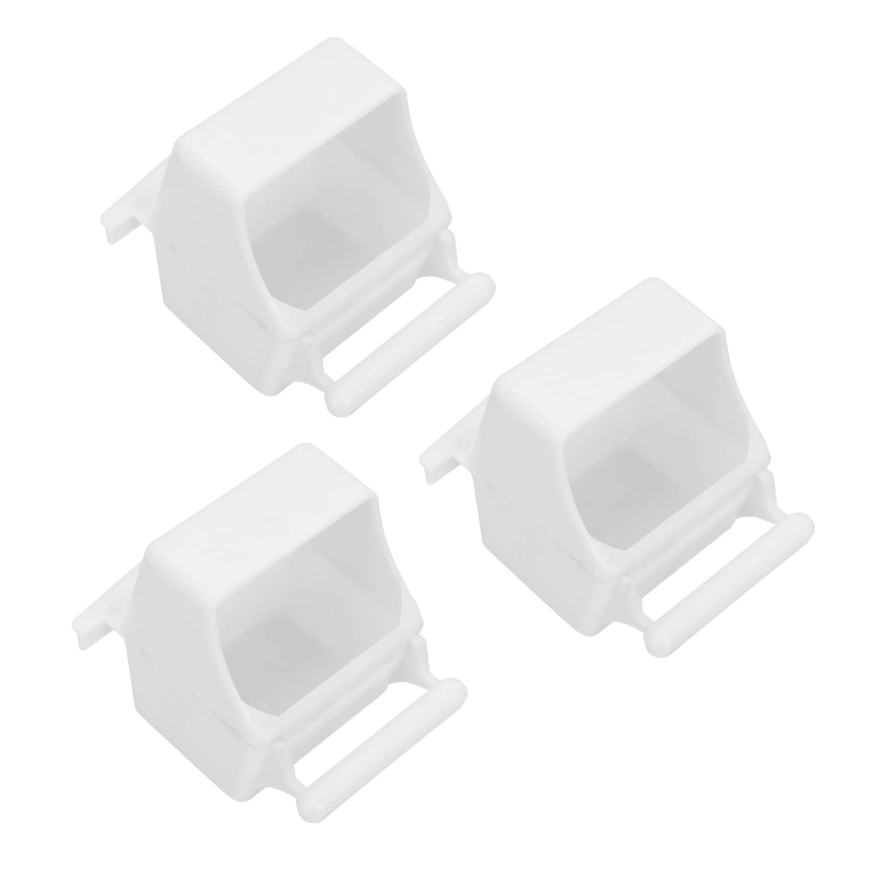 Sosoport 3pcs Splash- Bird Food Box Bird Feeder Bird Food Containers Bird Feed Container Splash- Food Container Parrot Feeder Parrot Supply Bird Feeding Tool Feeder for Parrot